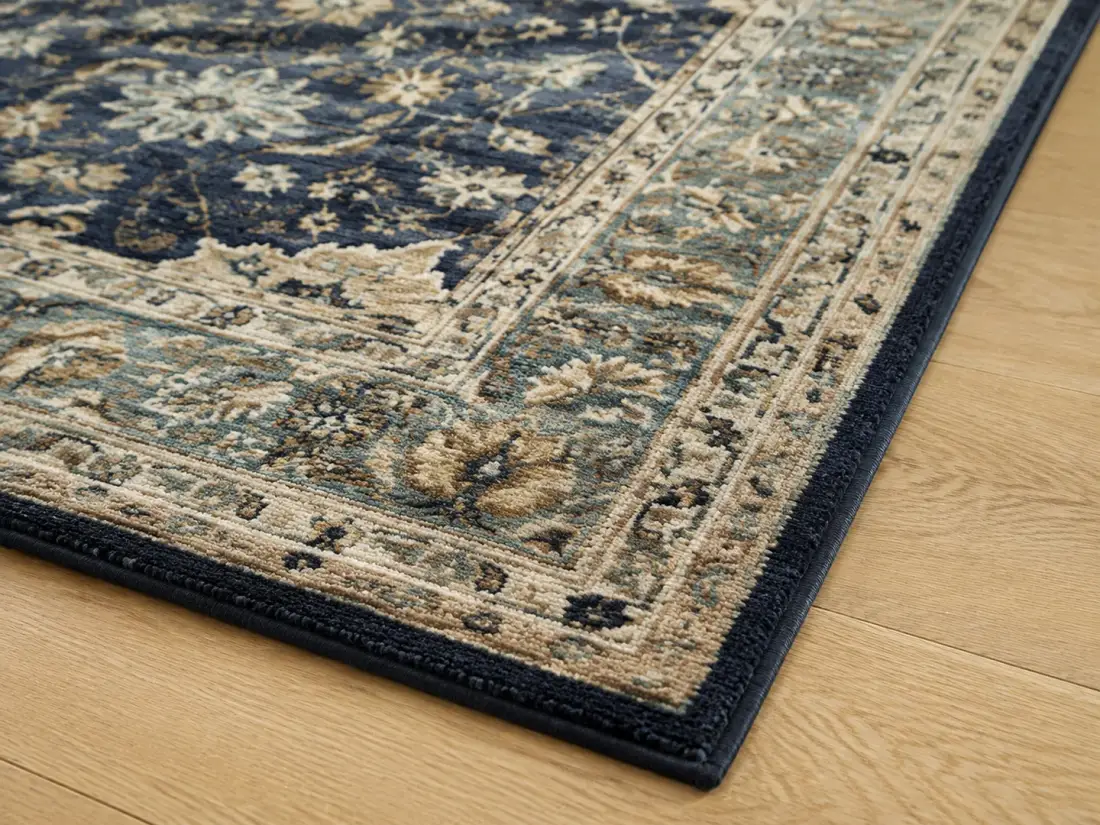 Close view of a clean wool rug